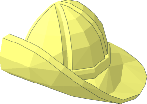 ~Minifig Hat Rain - Half