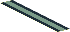 Sticker 0.7 x 4.6 with Right Sand Green and Black Windshield Pillar Sticker 0.7 x 4.6 with Right Sand Green and Black Windshield Pillar
