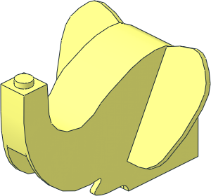 Animal Elephant Head 6 x 7 x 4 Animal Elephant Head 6 x 7 x 4