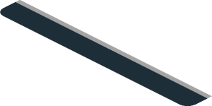~Sticker  1.9 x  1.8 with Black Ford Text in Grey Stripe on Black Background - Sixth Face