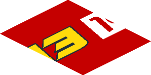 ~Sticker  0.8 x  3.0 with Castrol Edge Logo on Red Background Left - Third Face