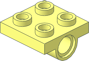 Plate  2 x  2 with Holes