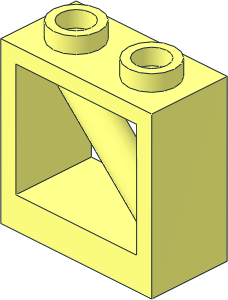 Fence  1 x  2 x  1.667 with 45 Degree Diagonal Bar