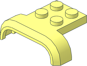 Car Mudguard  4 x  3 x  1