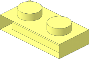 ~Plate  1 x  2 without Front Face