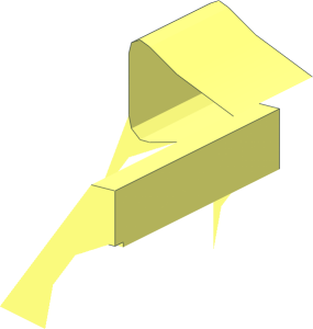 ~Technic Beam  2 x 12 x  9 with Claw - Axlehole Half