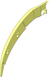 ~Technic Beam  2 x 12 x  9 with Claw - Half