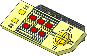 Technic Control Centre I with Yellow/Red Buttons (Complete) Technic Control Centre I with Yellow/Red Buttons (Complete)
