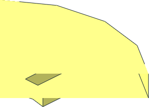 ~Plate  2 x  2 Round with Rotation Stem - Quarter