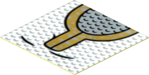 Sticker  1.9 x  1.9 with Bilbo's Mithril Coat