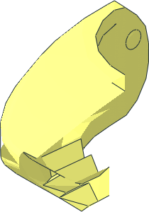 ~Animal Shark Head with Rounded Nose - Half