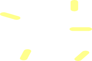 ~Tile  1 x  1 with Rounded End with Colour Sprinkles Pattern - Coloured Area 4