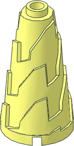Cone 2 x 2 x 3 Jagged Cone 2 x 2 x 3 Jagged