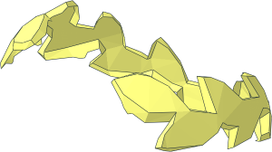 ~Minifig Hair Short with Laurel Wreath - Wreath