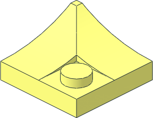 Plate 2 x 2 with Slope Inverted Corner Plate 2 x 2 with Slope Inverted Corner