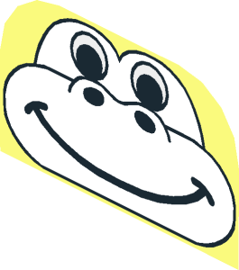 ~Brick  2 x  4 x  2 with Curved Top with Animal Face Pattern - Common Geometry