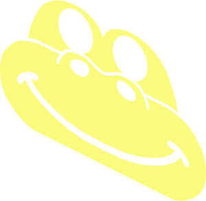 ~Brick  2 x  4 x  2 with Curved Top with Animal Face Pattern - Coloured Face