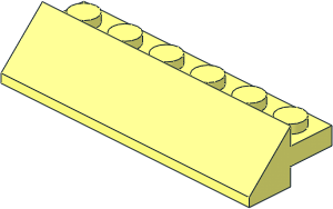Slope Brick 45 2 x 6 x 0.667 Slope Brick 45 2 x 6 x 0.667