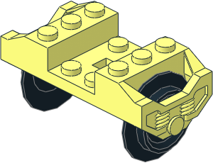 Train Wheel Bogie Single Axle with Wheelset with Open Centre Wheels