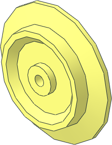 ~Train Wheel with Open Centre for Wheel Bogie