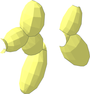 ~Minifig Balloon Dog - Half