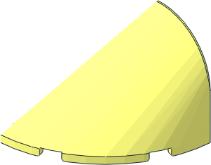 ~Windscreen  4 x 12 x  3 Curved - Half