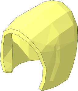 ~Minifig Hood with Fringe - Hood