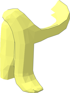 ~Minifig Beard Long with  3 Points