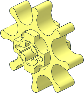 Technic Gear Stepper with  8 Teeth