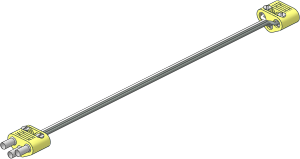 Electric Cable Extension Triple with Hollow Pin (Type 1) (Complete)