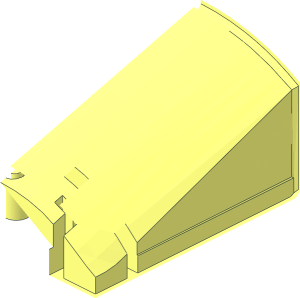 ~Windscreen  4 x  4 x  2 with Integral Glass - Glass Half