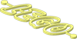 Logo LEGO with Open "O" and Crossbar, Relief