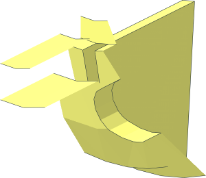 ~Wheel Rim 14 x 30 with 6 Spokes and No Pegholes - 1/12