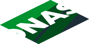 ~Sticker  0.8 x  4.0 with White "PETRONAS" on Black and Green Background Right - Second Face