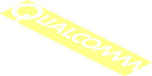 Logo Qualcomm Text Outerbox from 1985 to 2018
