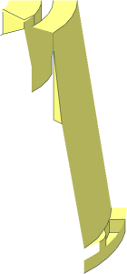 ~Cone  4 x  4 x  3 on Brick  2 x  2 Round - 1/8