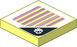 Tile  2 x  2 with Super Mario Scanner Code Mighty Bowser Pattern