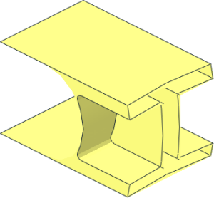 ~Wheel 14 x 35 with  4 Spokes with Integral Tyre - Spoke
