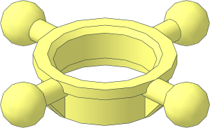 Technic Helicopter Rotor Holder