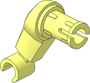 Minifig Arm Half Giant Right with Friction Pin and Hand