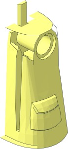 ~Minifig Torso Half Giant - Half Body