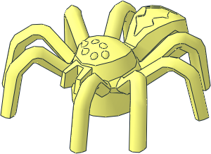 Animal Spider with Elongated Abdomen Animal Spider with Elongated Abdomen