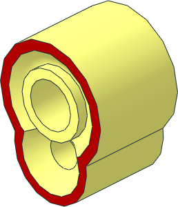 ~Electric Mindstorms EV3 Colour Sensor Opto Support with Red Edge