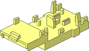 ~Electric Train Track  9V Power Connector