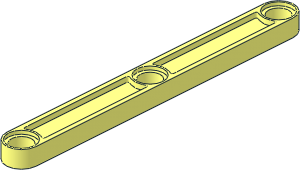 Technic Beam  9 x  0.5 with  3 Holes