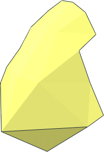 ~Minifig Body with Moustache, Goggles and Nose - Nose