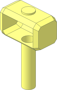 ~Minifig Sledgehammer without Patternable Faces