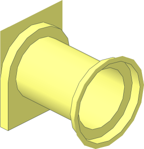 ~Technic Beam 15 x 7 with Open Center and 3 Truss Bars Peghole