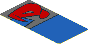 Sticker 0.8 x 1.7 with Red Markings and Blue Rectangle Right Sticker 0.8 x 1.7 with Red Markings and Blue Rectangle Right