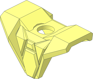 Minifig Armour Shoulder Pads Square